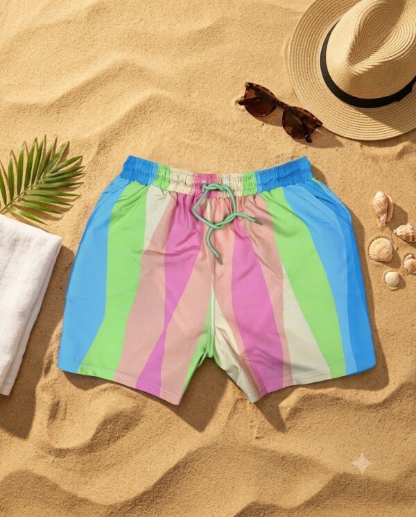 p191 The Sunrise Horizon SwimShorts P191 مايوه أفق الشروق