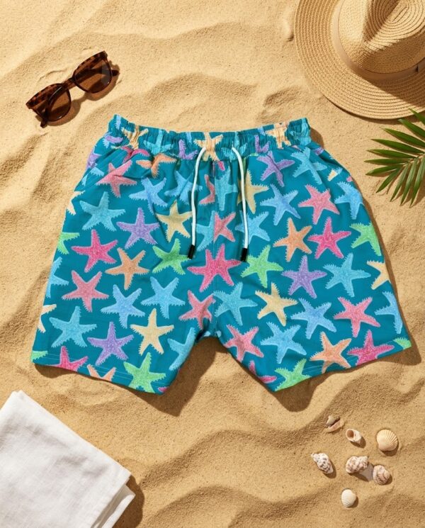 p194 The Starfish Serenity SwimShorts P194 مايوه نجم البحر