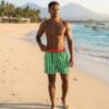 205-2 Watermelon Print SwimShorts P205 مايوه بطبعة البطيخ